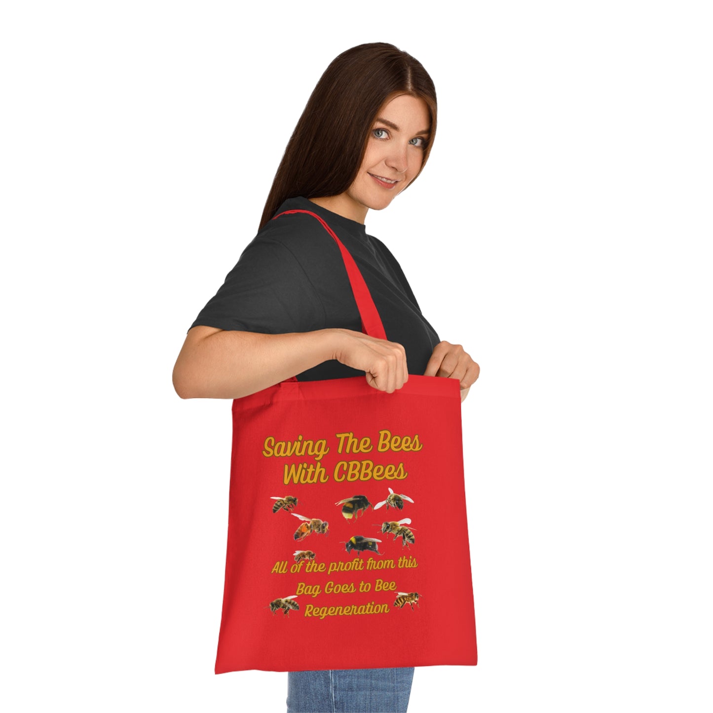 Saving the Bees Cotton Tote for Bee Lovers