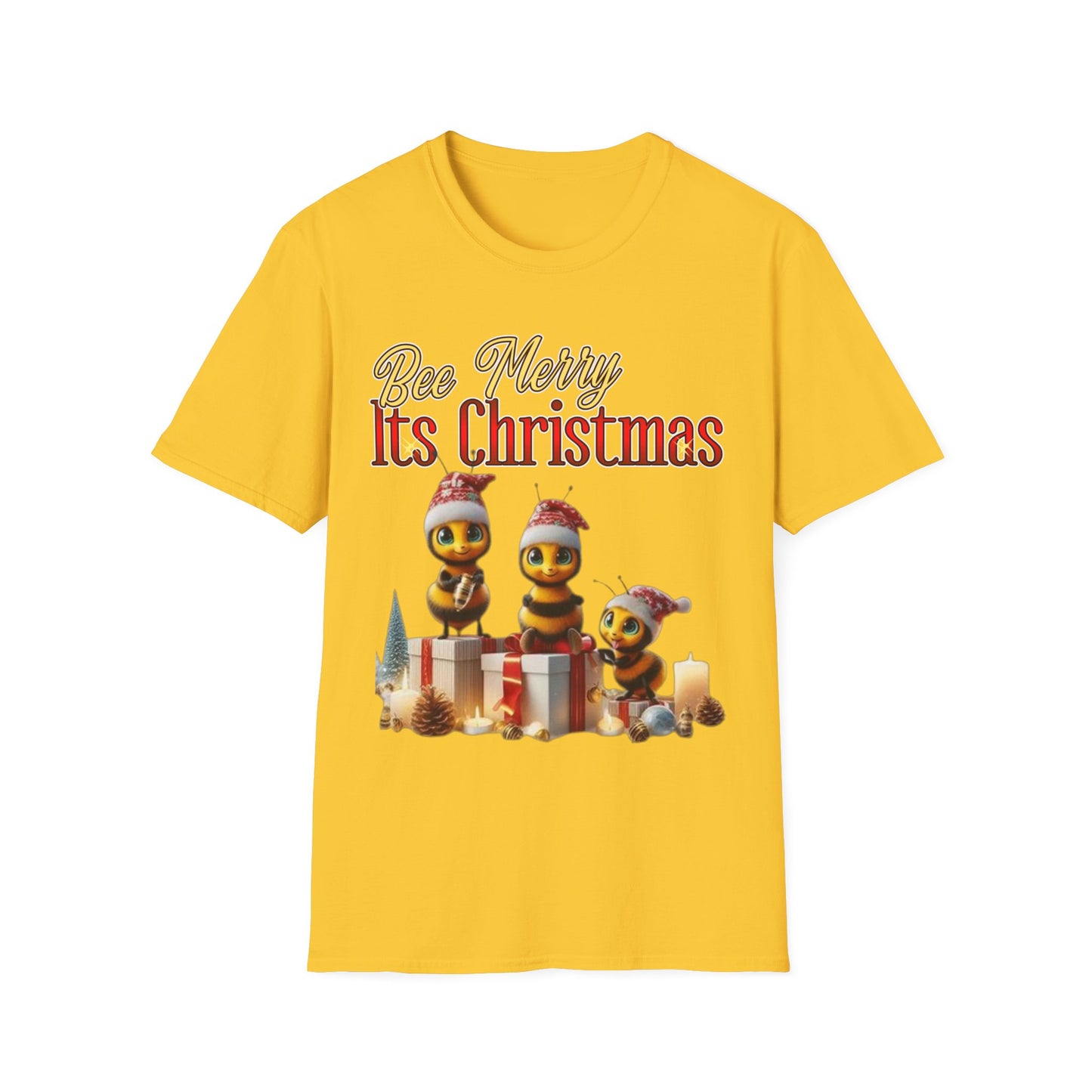 Bee Merry Its Christmas T-Shirt