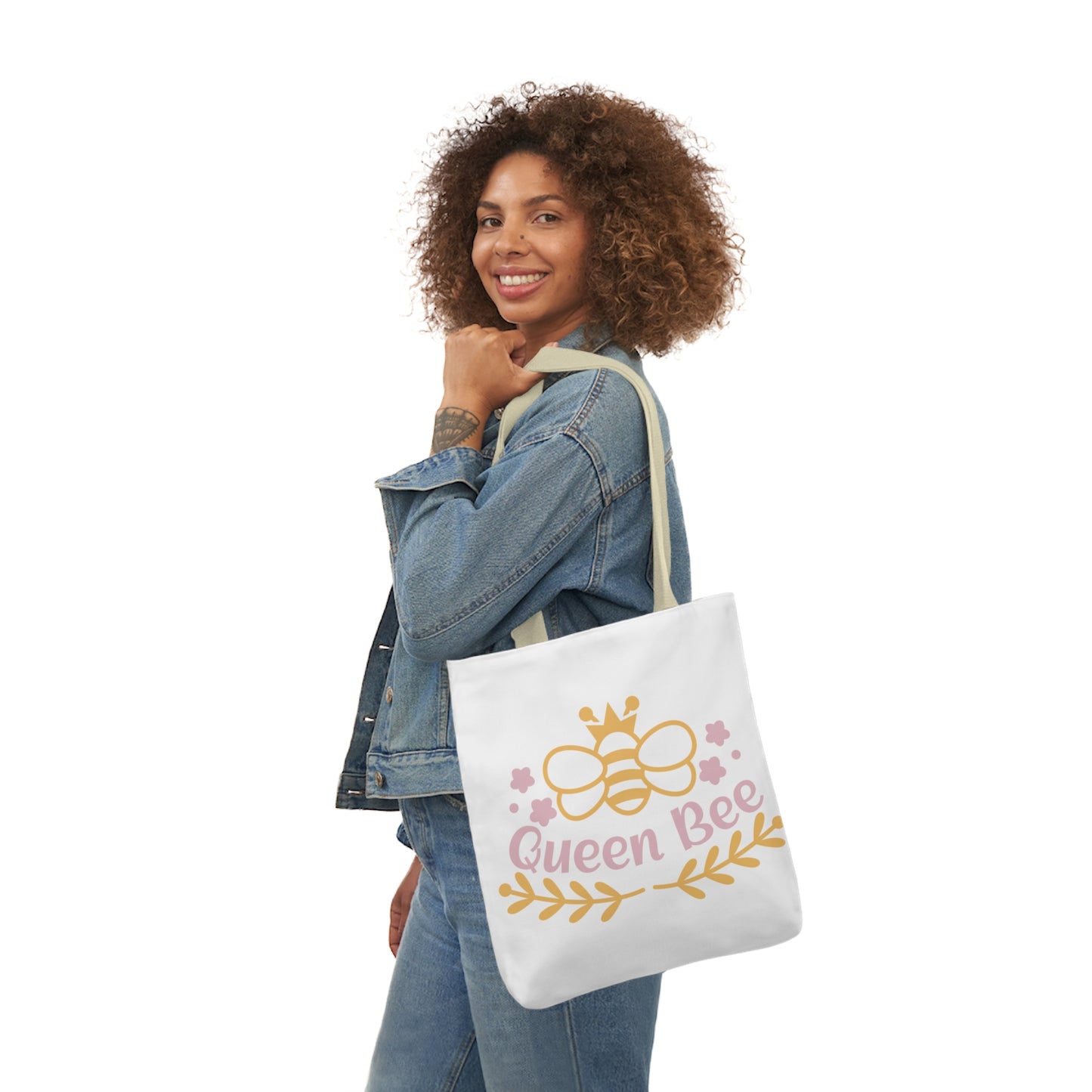 Queen Bee Canvas Tote Bag