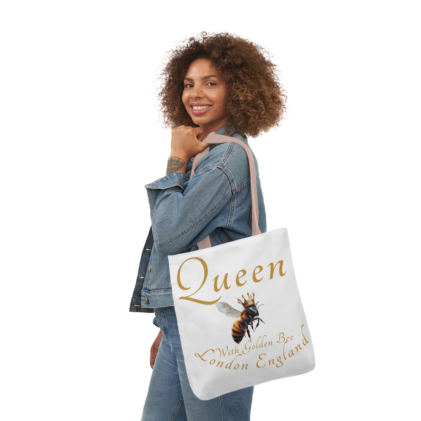 Queen Bee Canvas Tote Bag