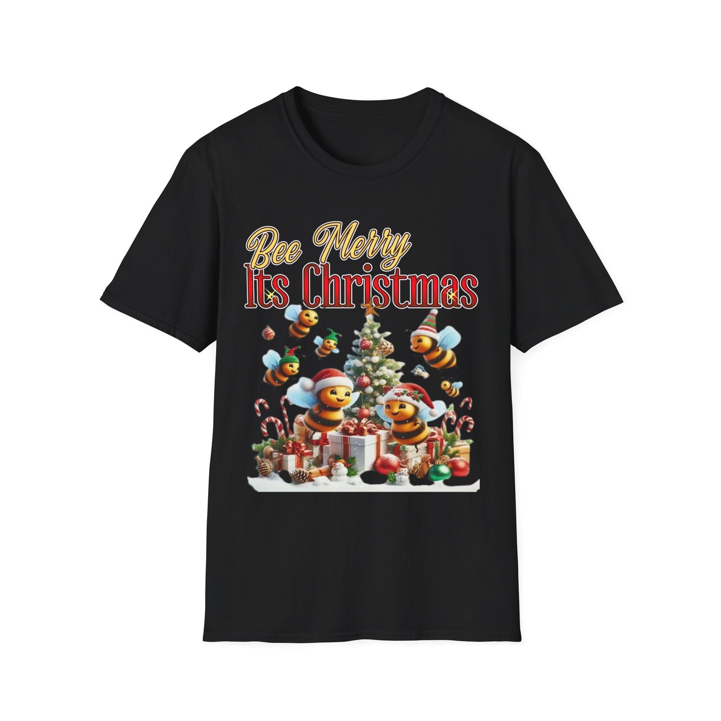 Bee Merry Its Christmas T-Shirt