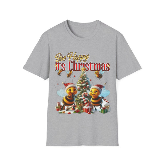 Bee Happy Its Christmas T-Shirt