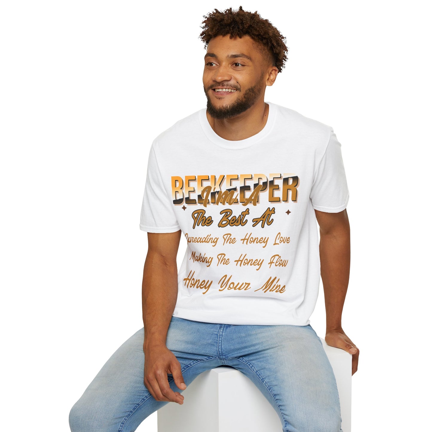 I'm A Beekeeper T-Shirt - Honey Love & Flow Design