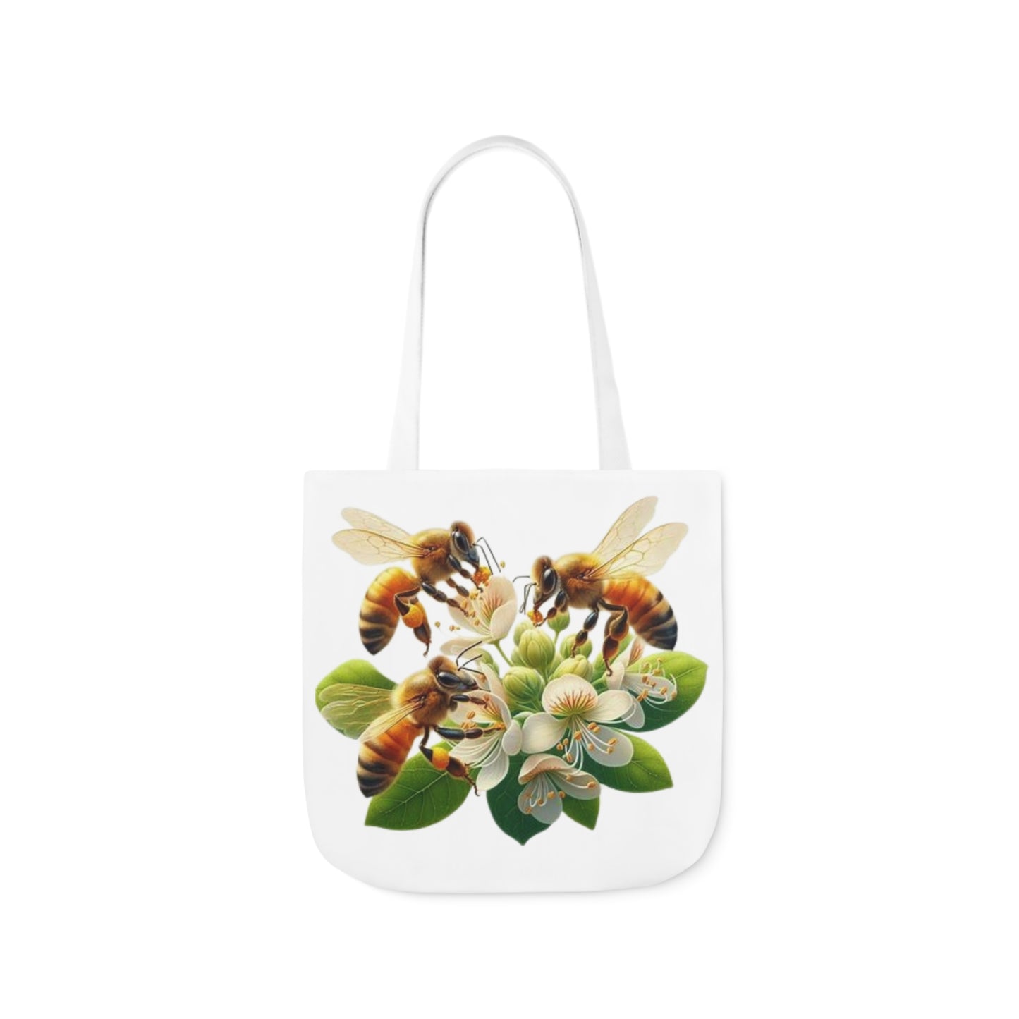 Bee-Inspired Canvas Tote Bag