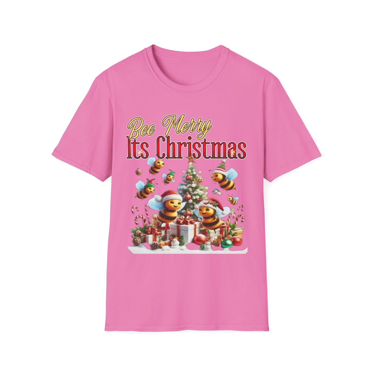 Bee Merry Its Christmas T-Shirt