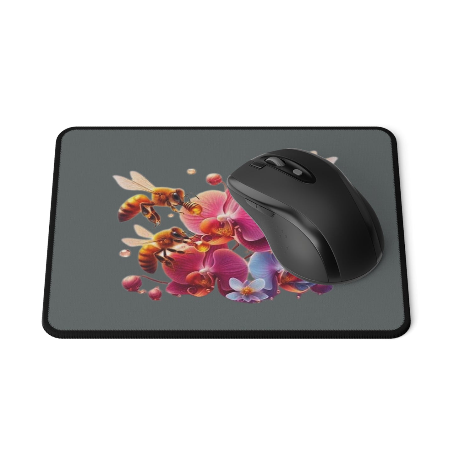 Floral Bee Mouse Pad