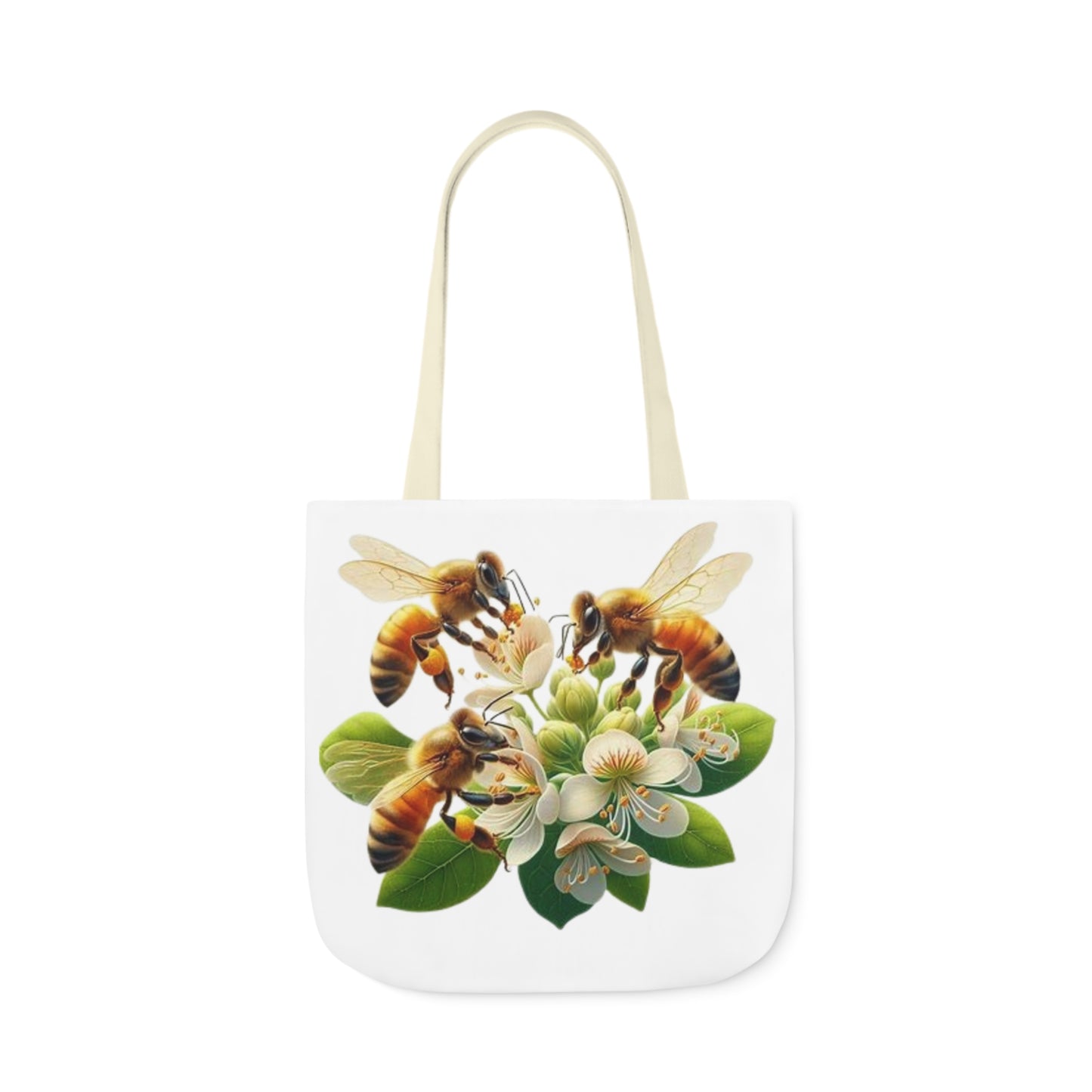 Bee-Themed Canvas Tote Bag