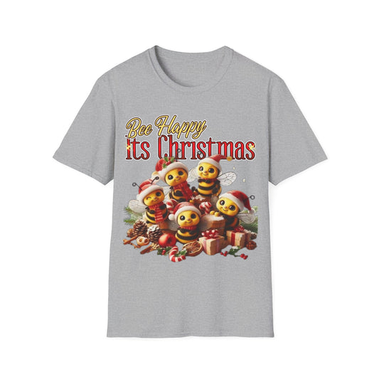 Bee Happy Its Christmas T-Shirt