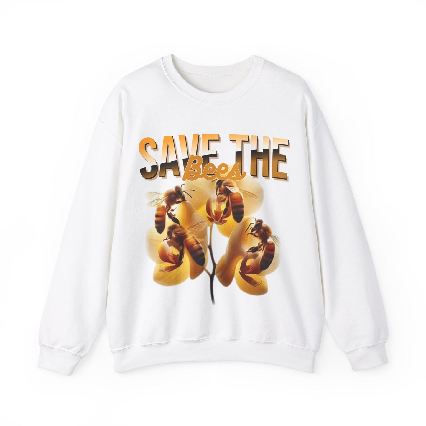 Save The Bees Unisex Crewneck Sweatshirt - Eco-Friendly Fashion