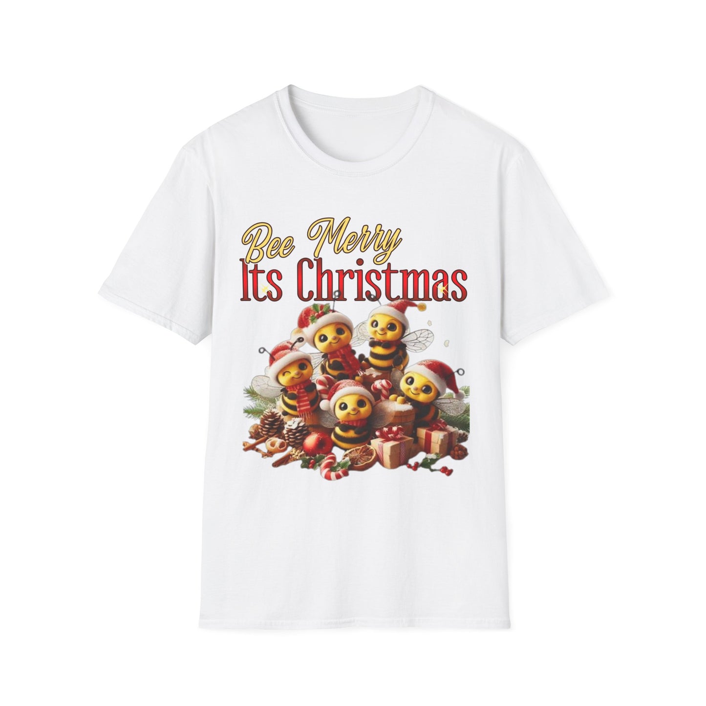 Bee Merry Its Christmas T-Shirt