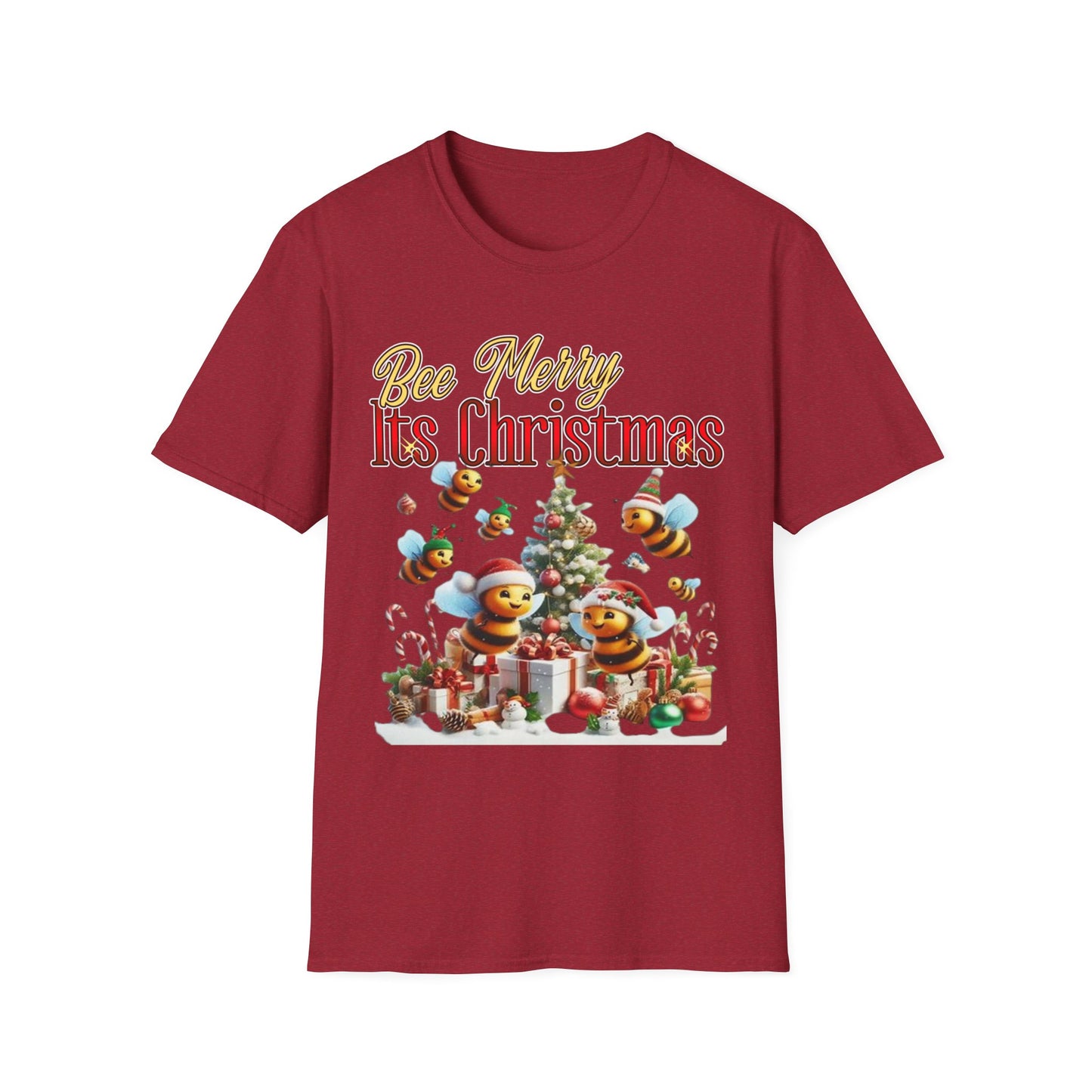 Bee Merry Its Christmas T-Shirt