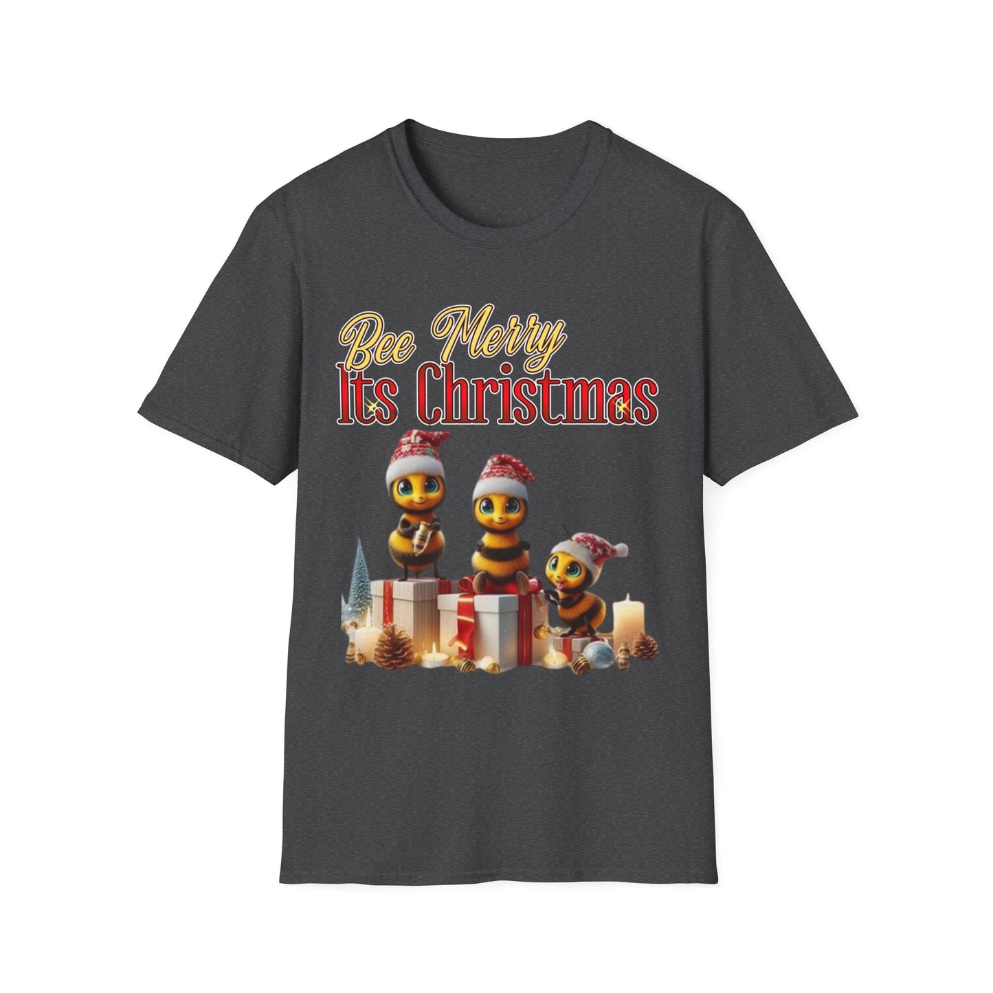 Bee Merry Its Christmas T-Shirt