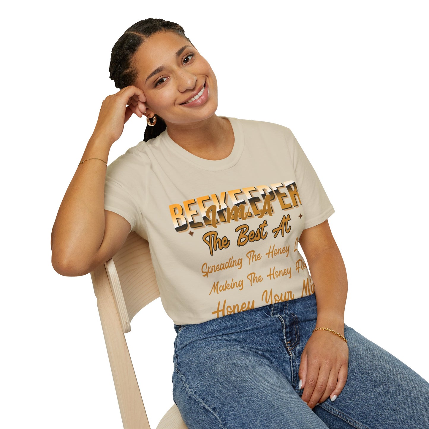 I'm A Beekeeper T-Shirt - Honey Love & Flow Design