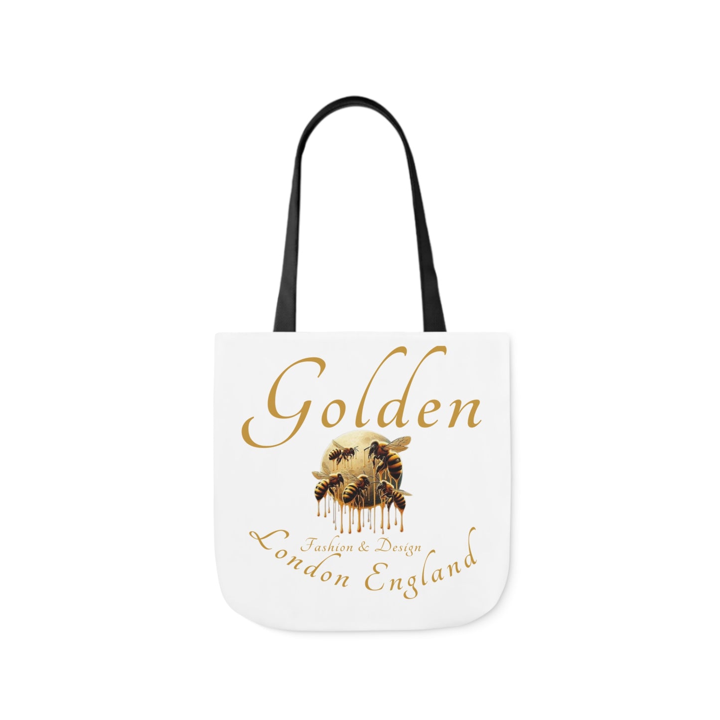 Golden Bee Canvas Tote Bag