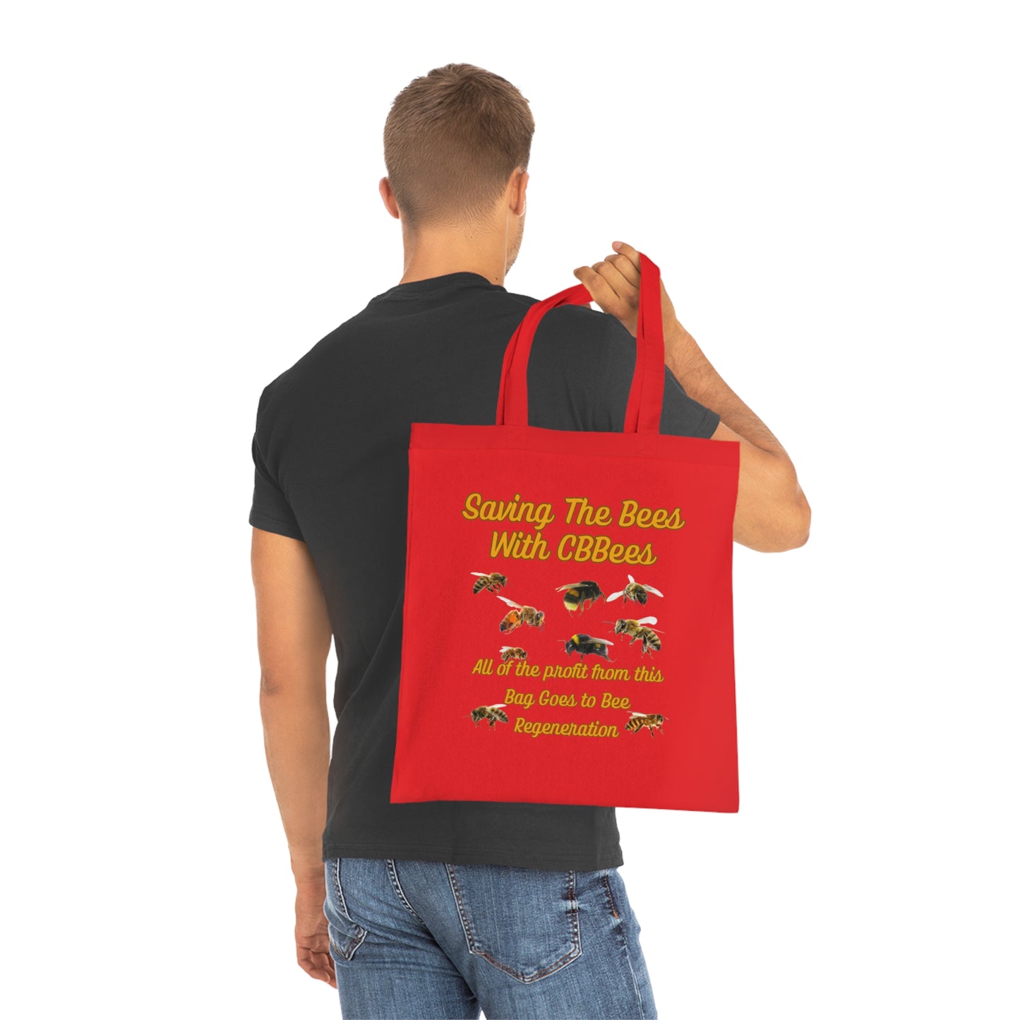 Saving the Bees Cotton Tote for Bee Lovers
