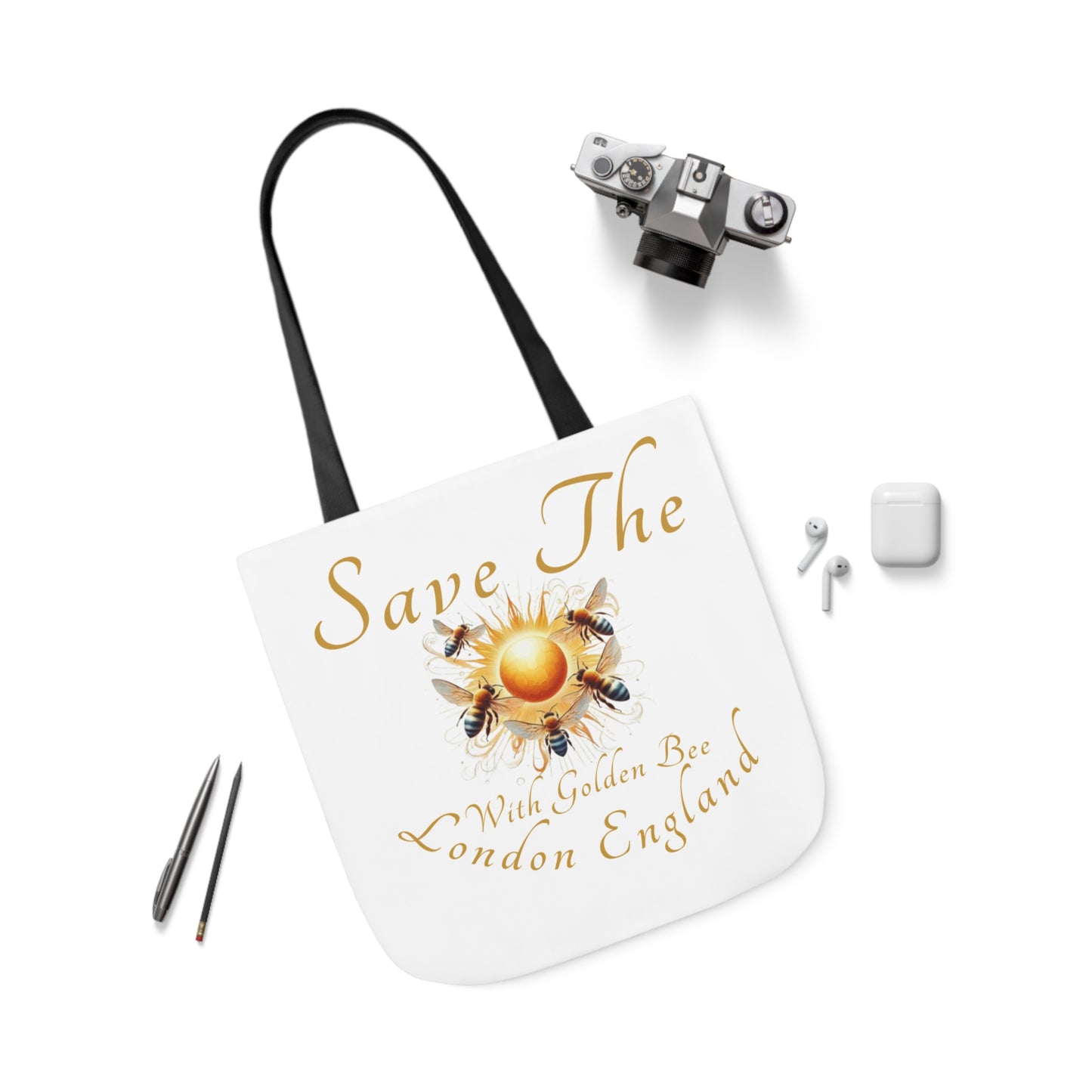 Save The Bees Canvas Tote Bag