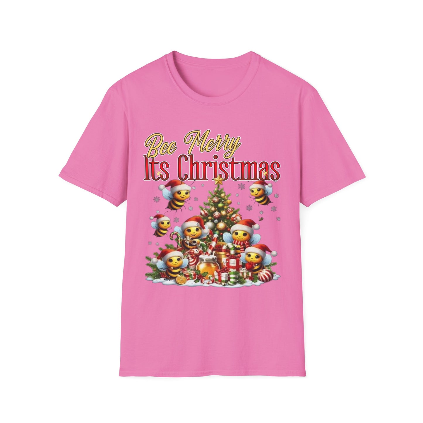 Bee Merry Its Christmas T-Shirt