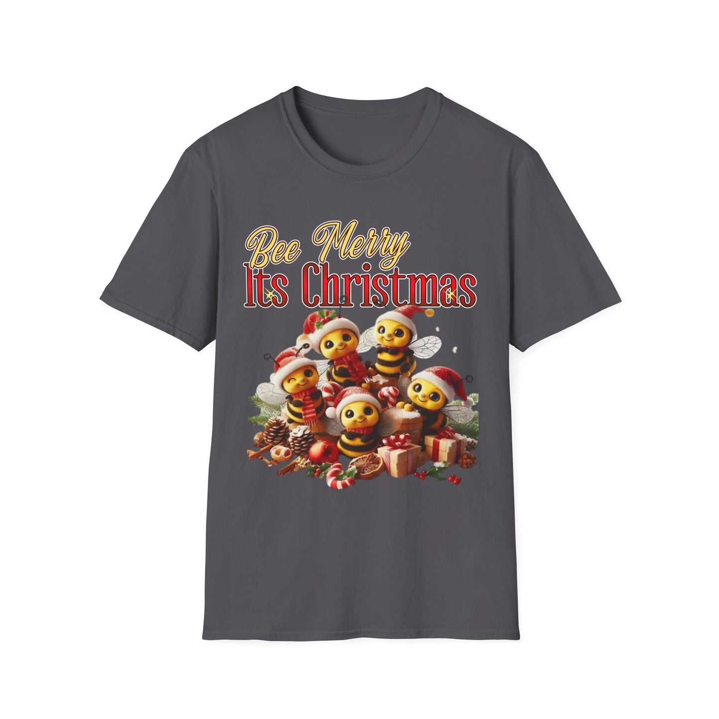 Bee Merry Its Christmas T-Shirt