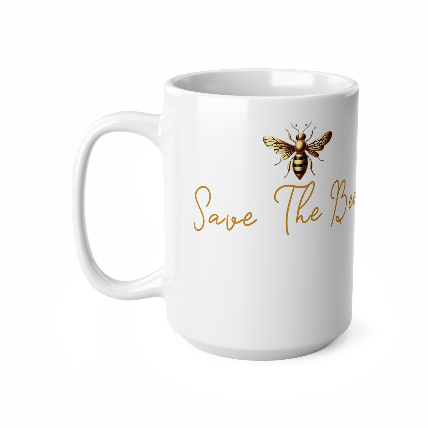 Save The Bees Ceramic Coffee Cups, 11oz, 15oz