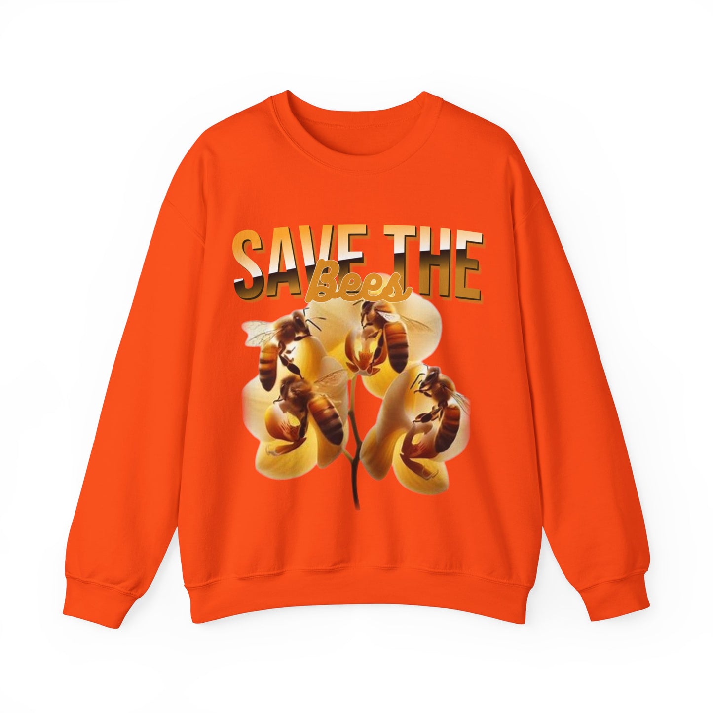 Save The Bees Unisex Crewneck Sweatshirt - Eco-Friendly Fashion