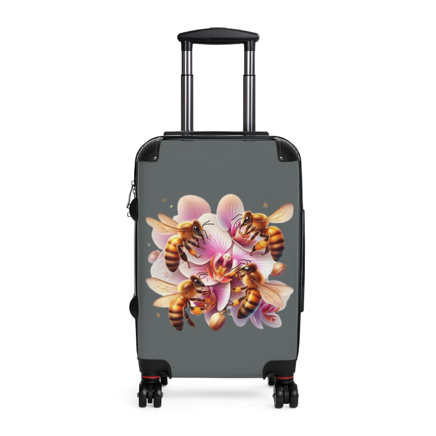 Bee Floral Design Suitcase logo From CBBees.shop The Worlds Best Bee Themed Product Store