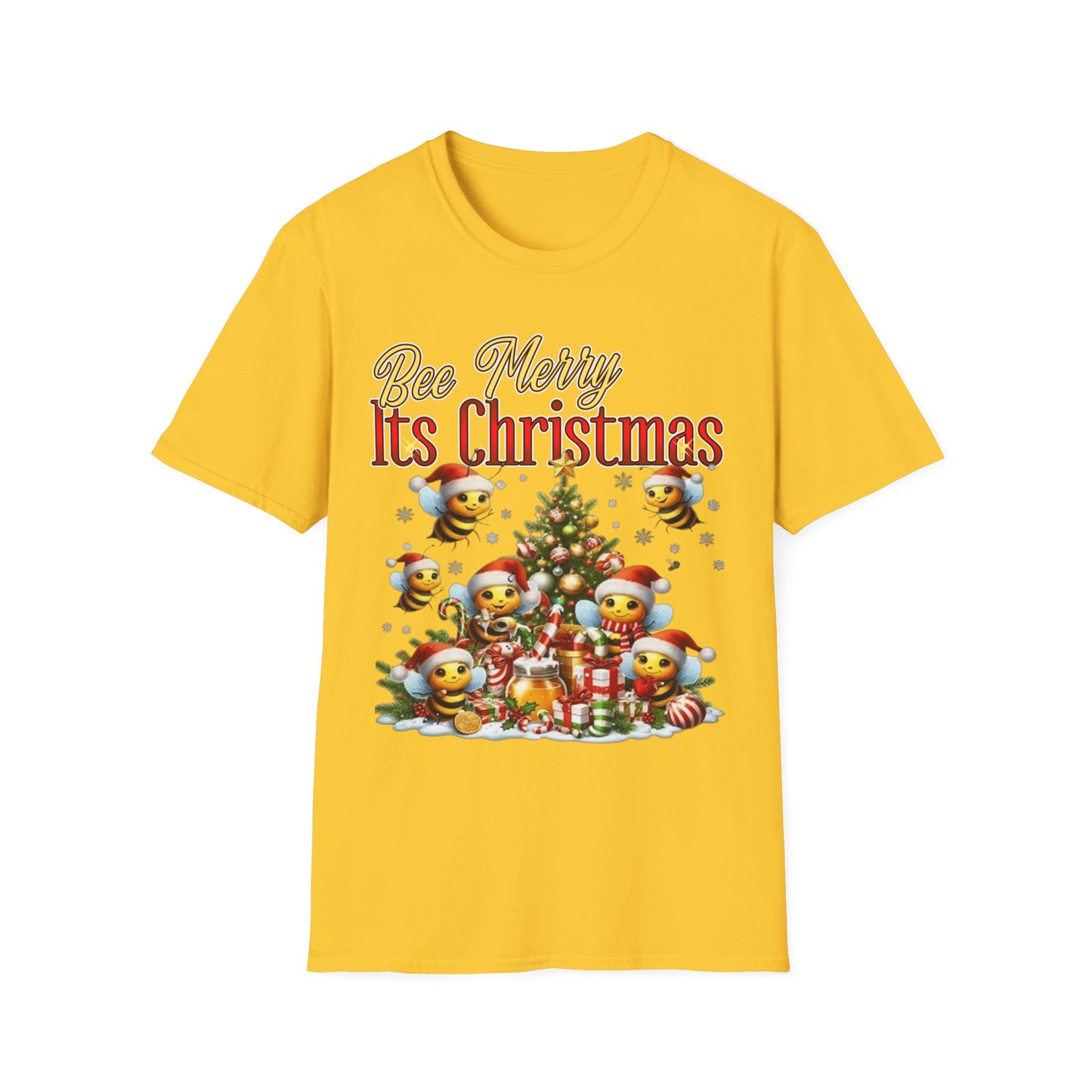 Bee Merry Its Christmas T-Shirt