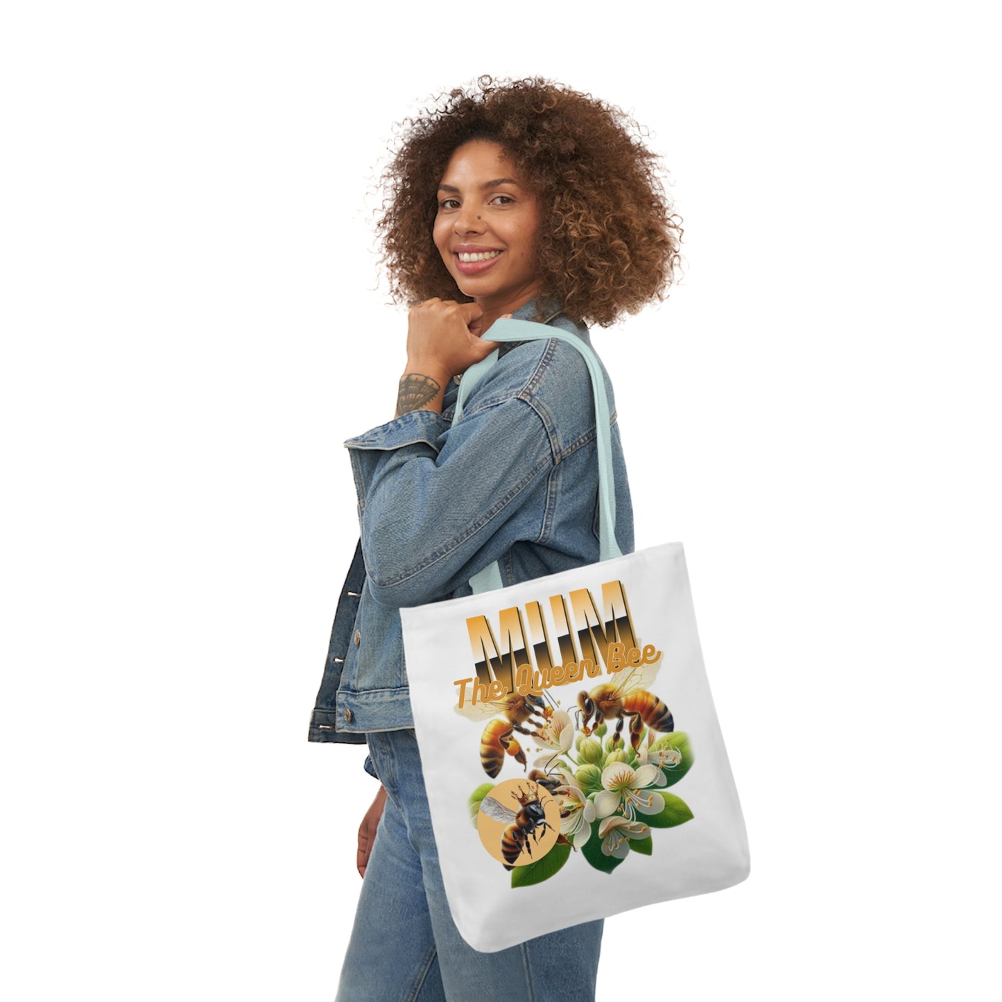 Queen Bee Canvas Tote Bag