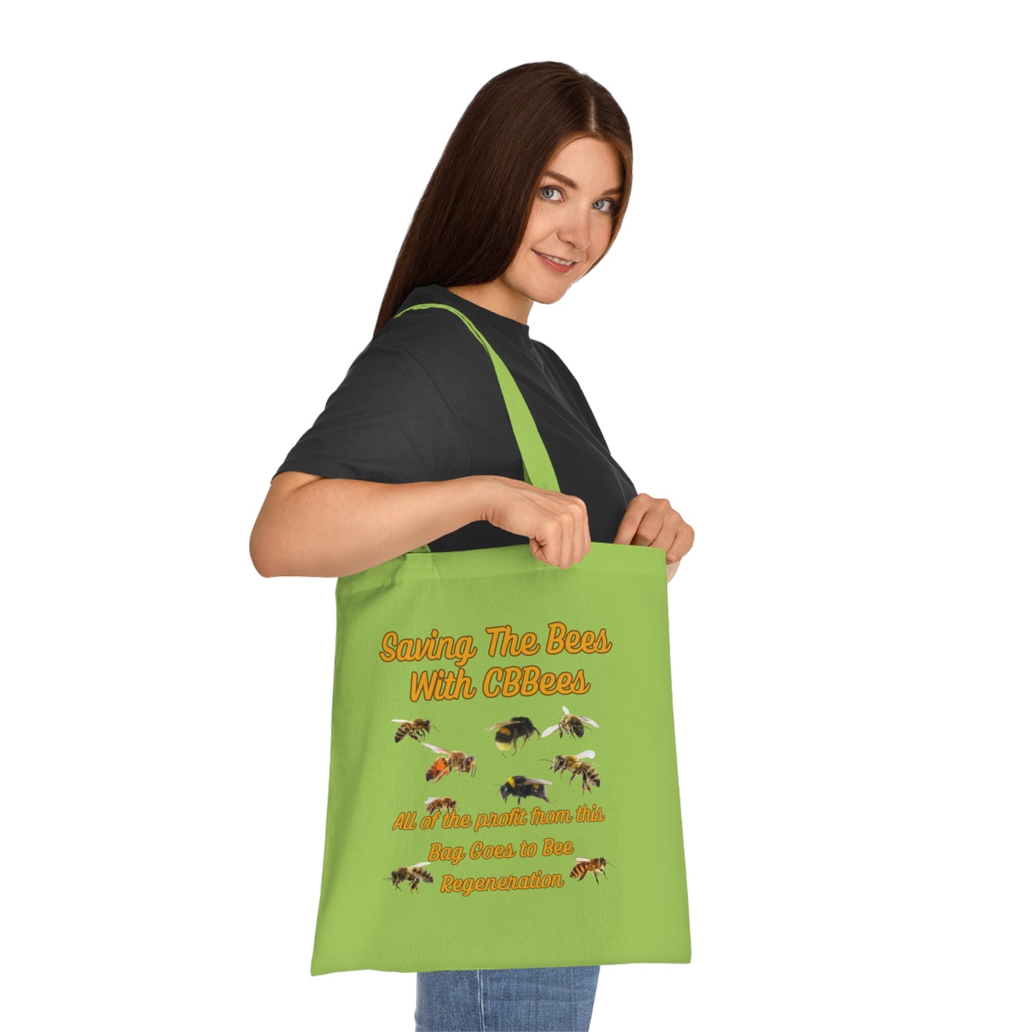Saving the Bees Cotton Tote for Bee Lovers