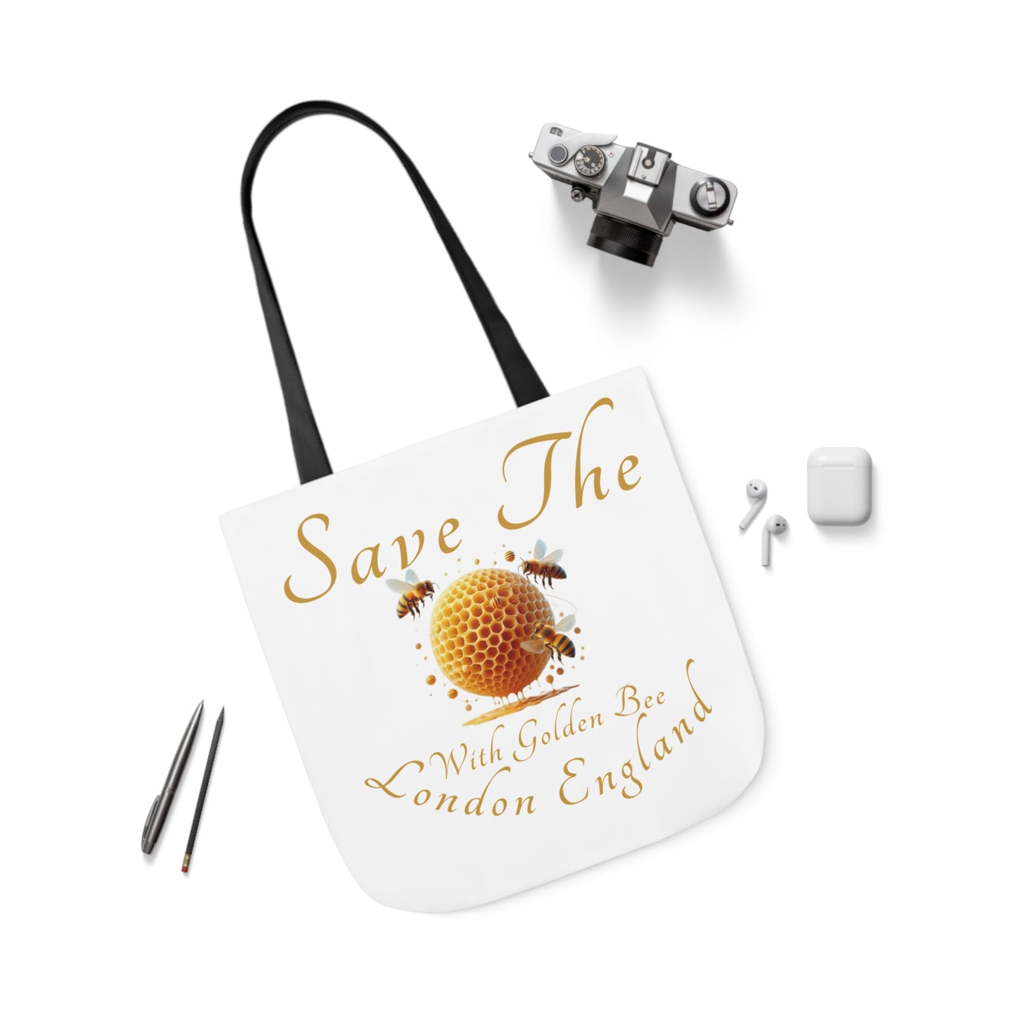 Save The Bees Canvas Tote Bag