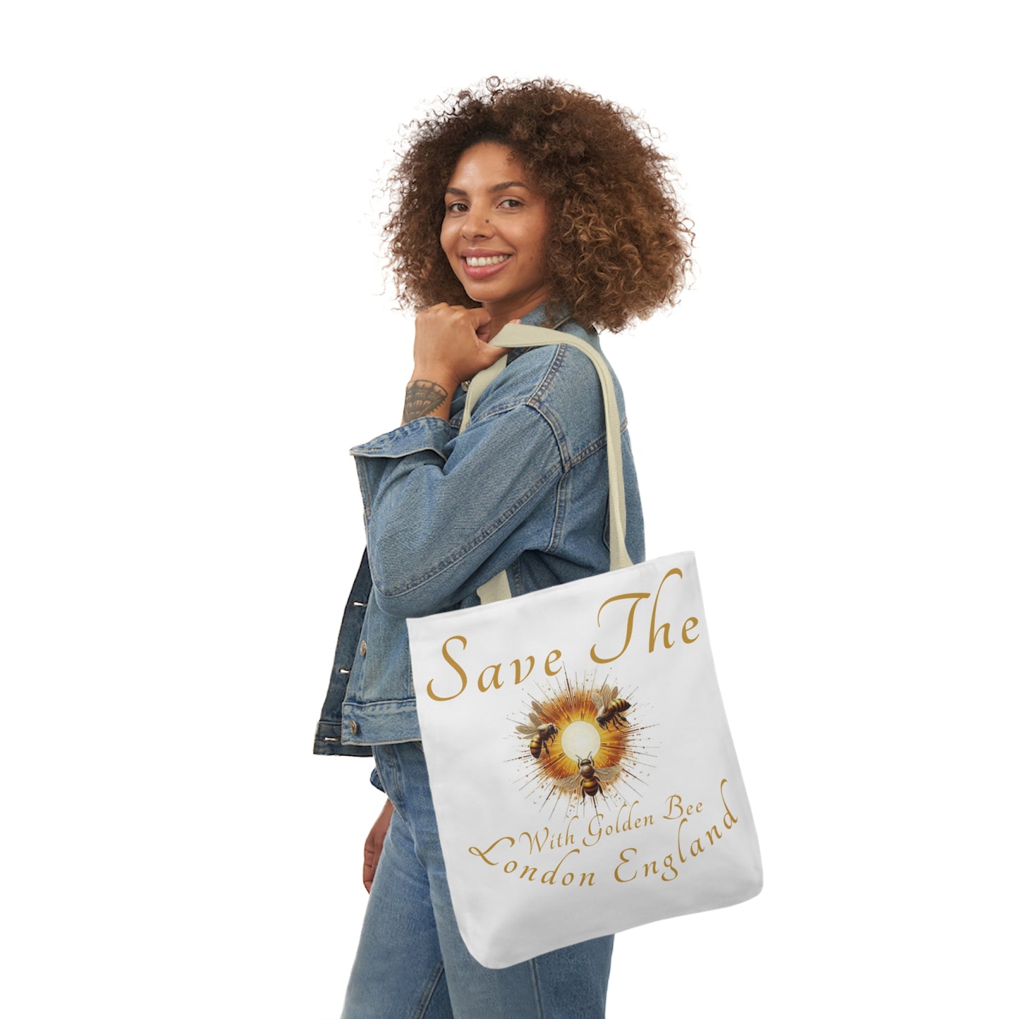 Save The Bees Canvas Tote Bag