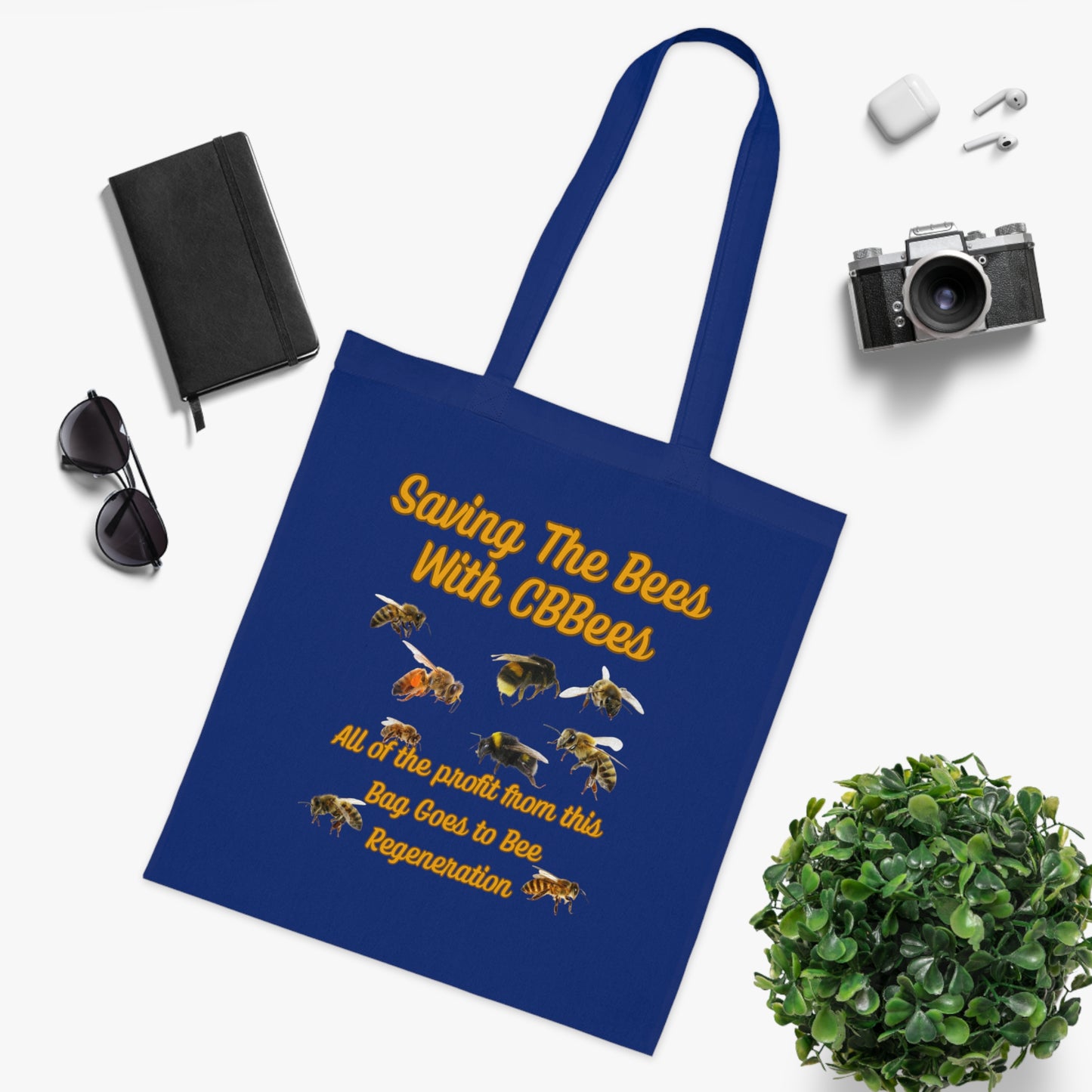 Saving the Bees Cotton Tote for Bee Lovers