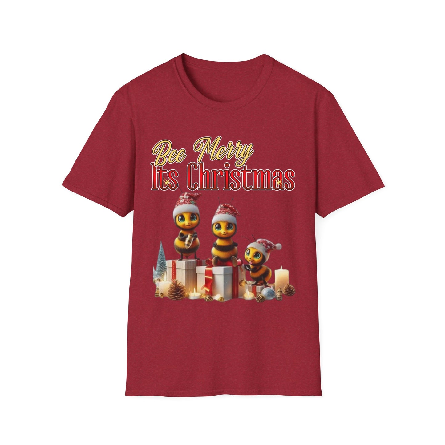 Bee Merry Its Christmas T-Shirt