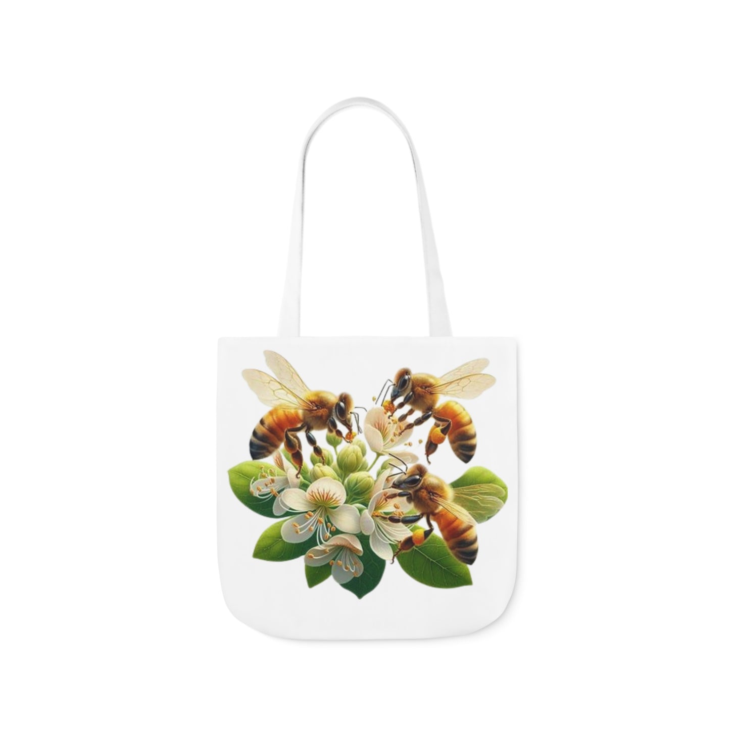 Bee-Themed Canvas Tote Bag