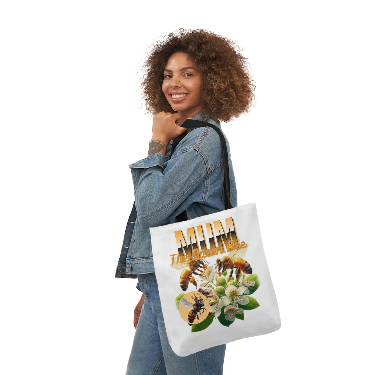 Queen Bee Canvas Tote Bag