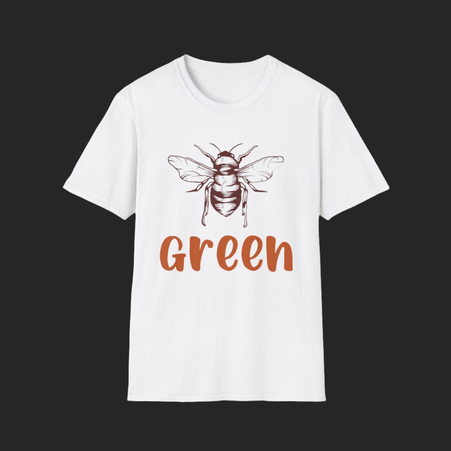 Bee Green T-Shirt from CBBees.shop the worlds best bee themed product store