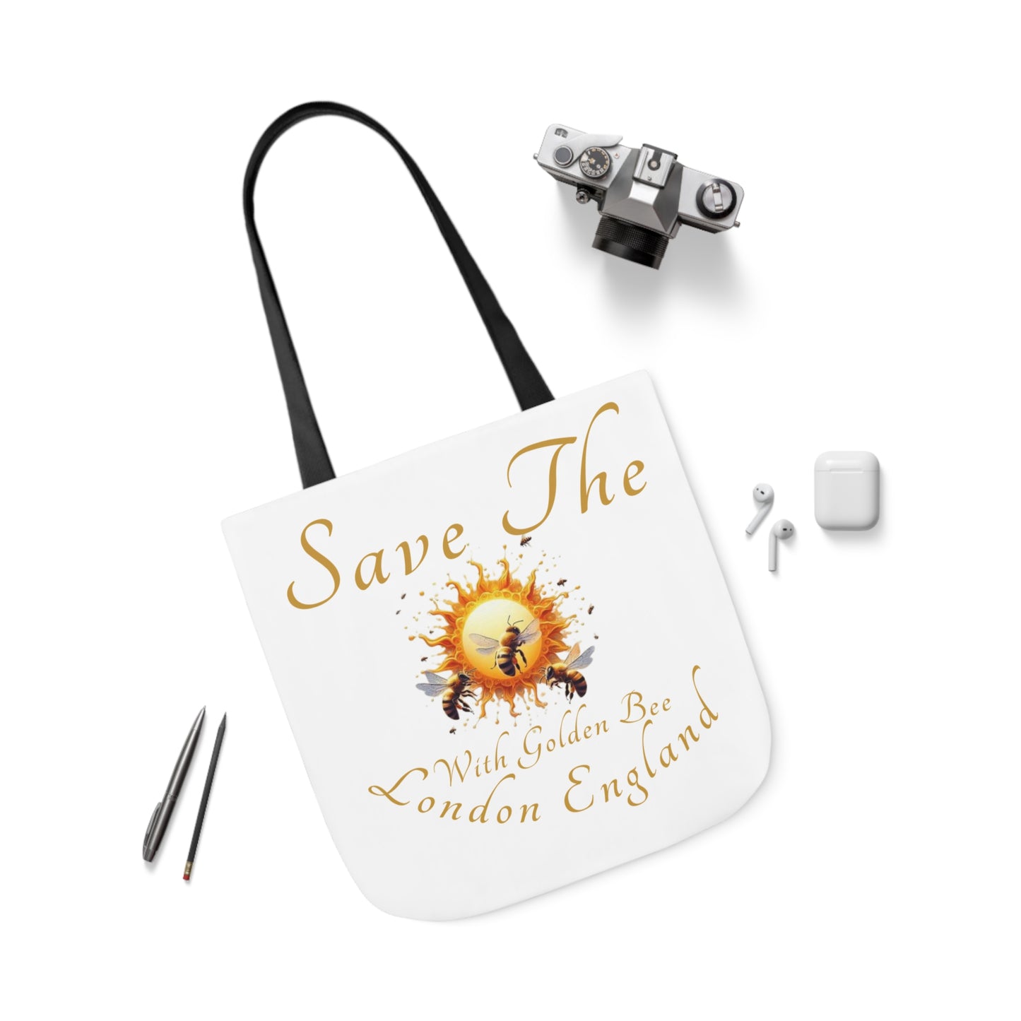 Save The Bees Canvas Tote Bag