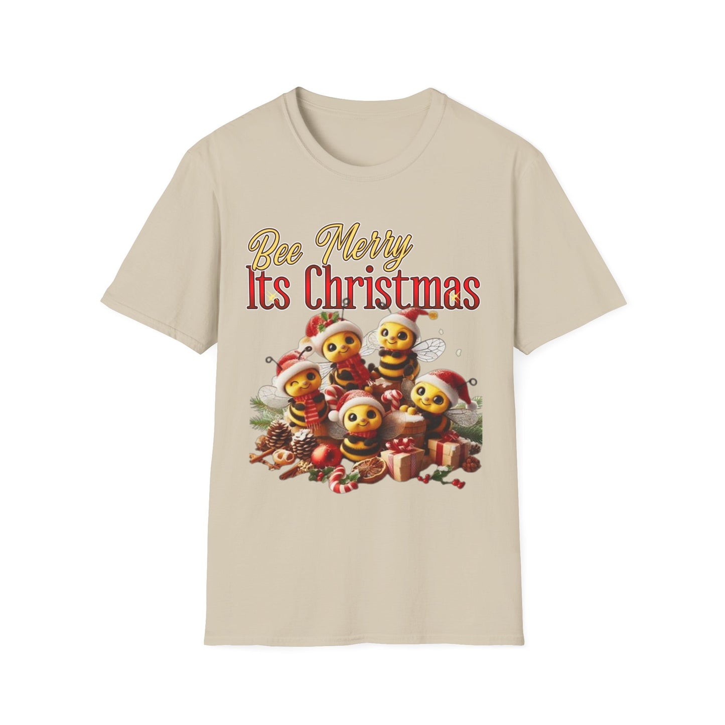 Bee Merry Its Christmas T-Shirt