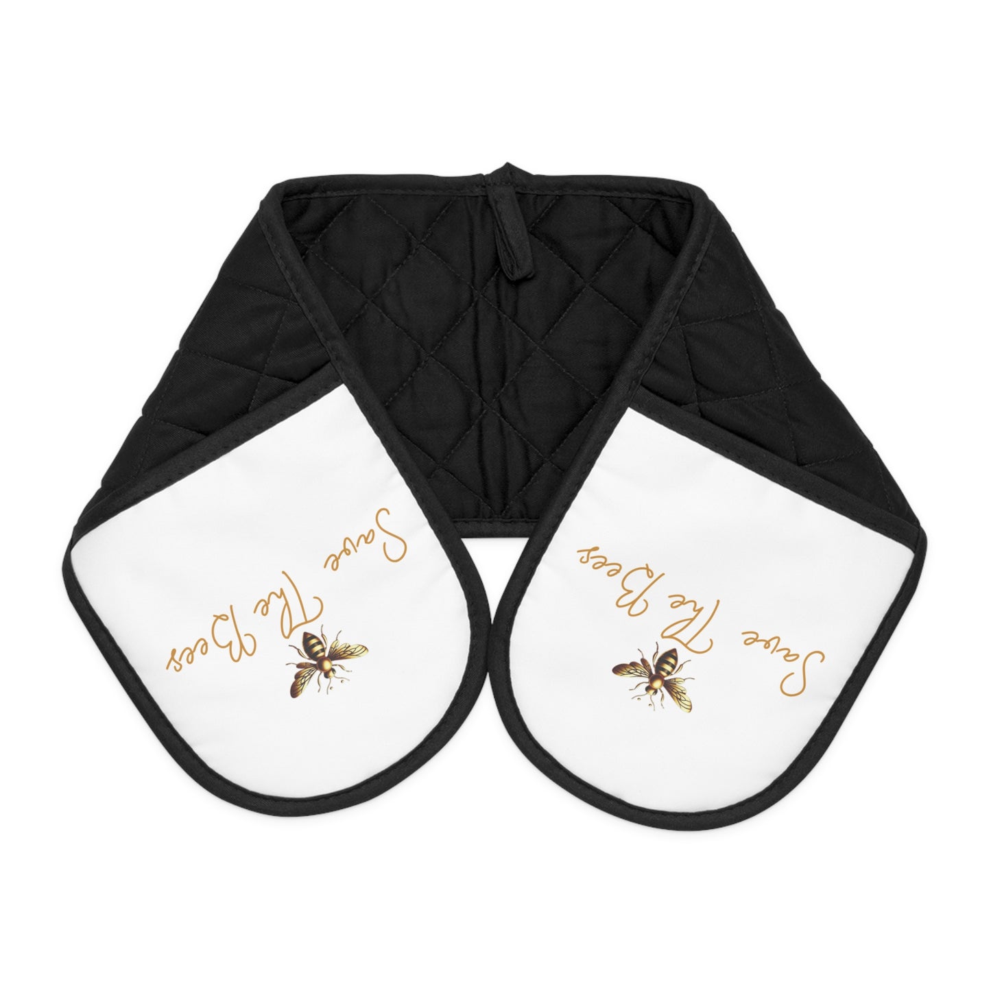 Save the Bees Design Oven Mitts