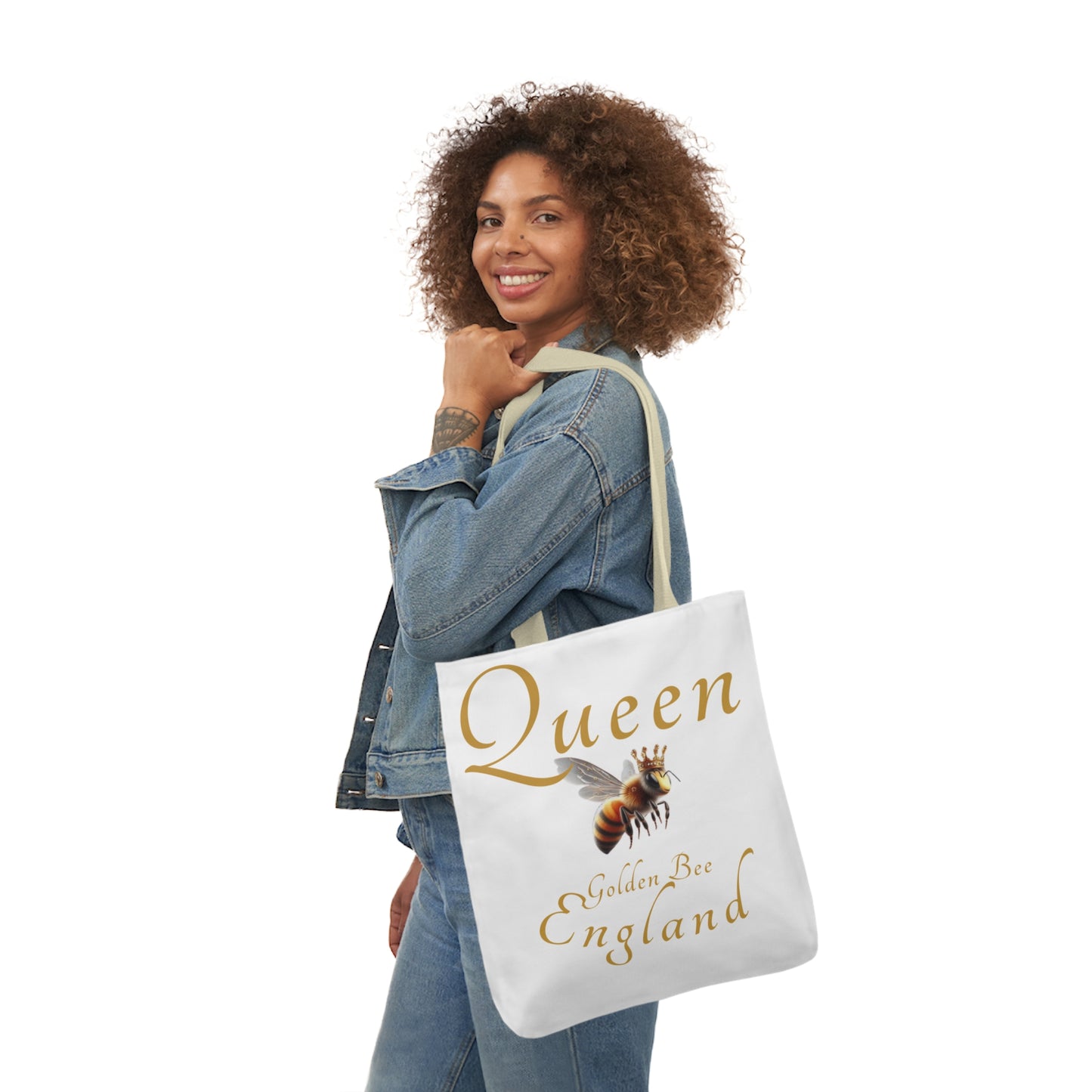 Queen Bee Canvas Tote Bag