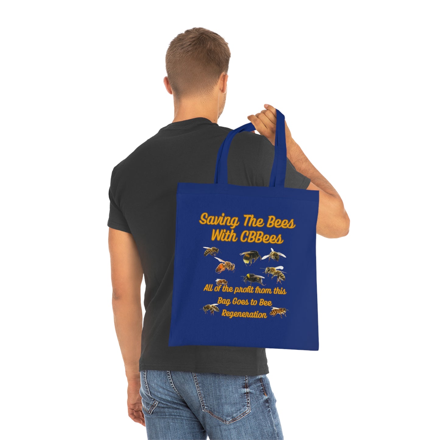 Saving the Bees Cotton Tote for Bee Lovers