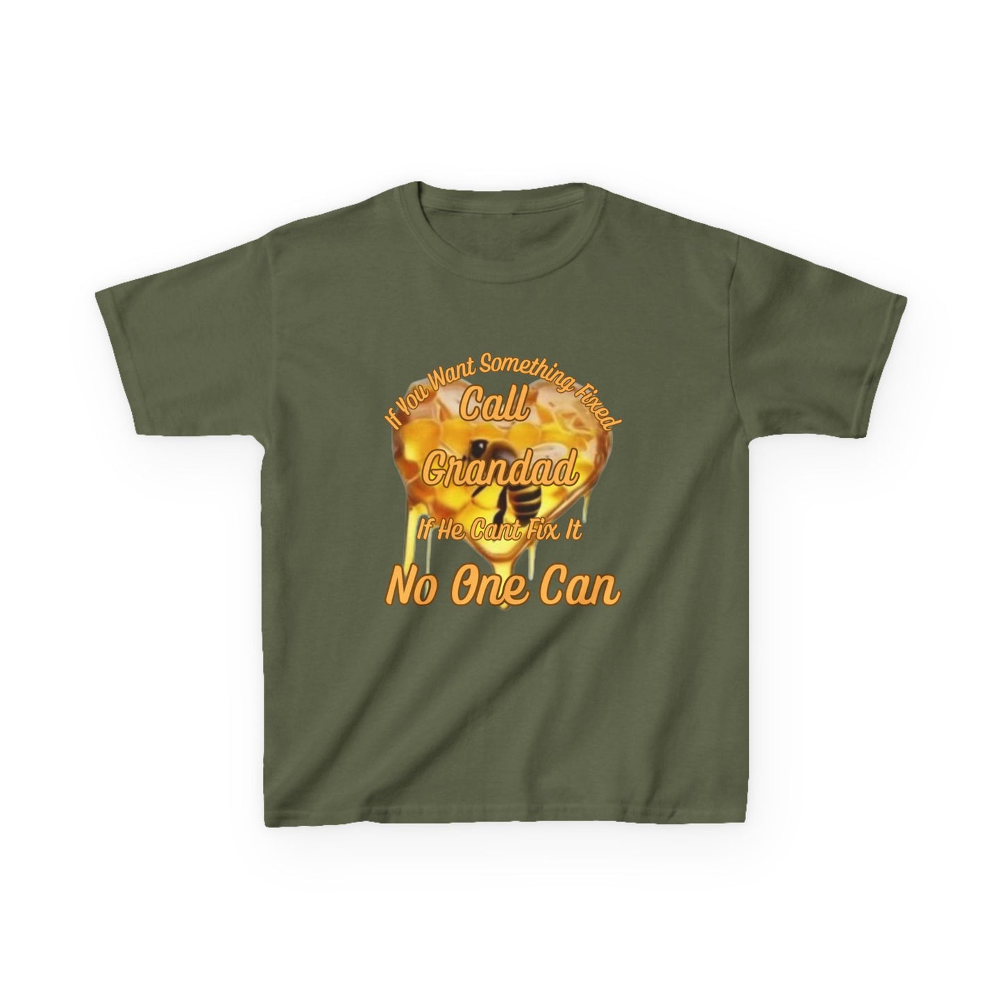 "Call Granddad, No One Can"  Kids T Shirt