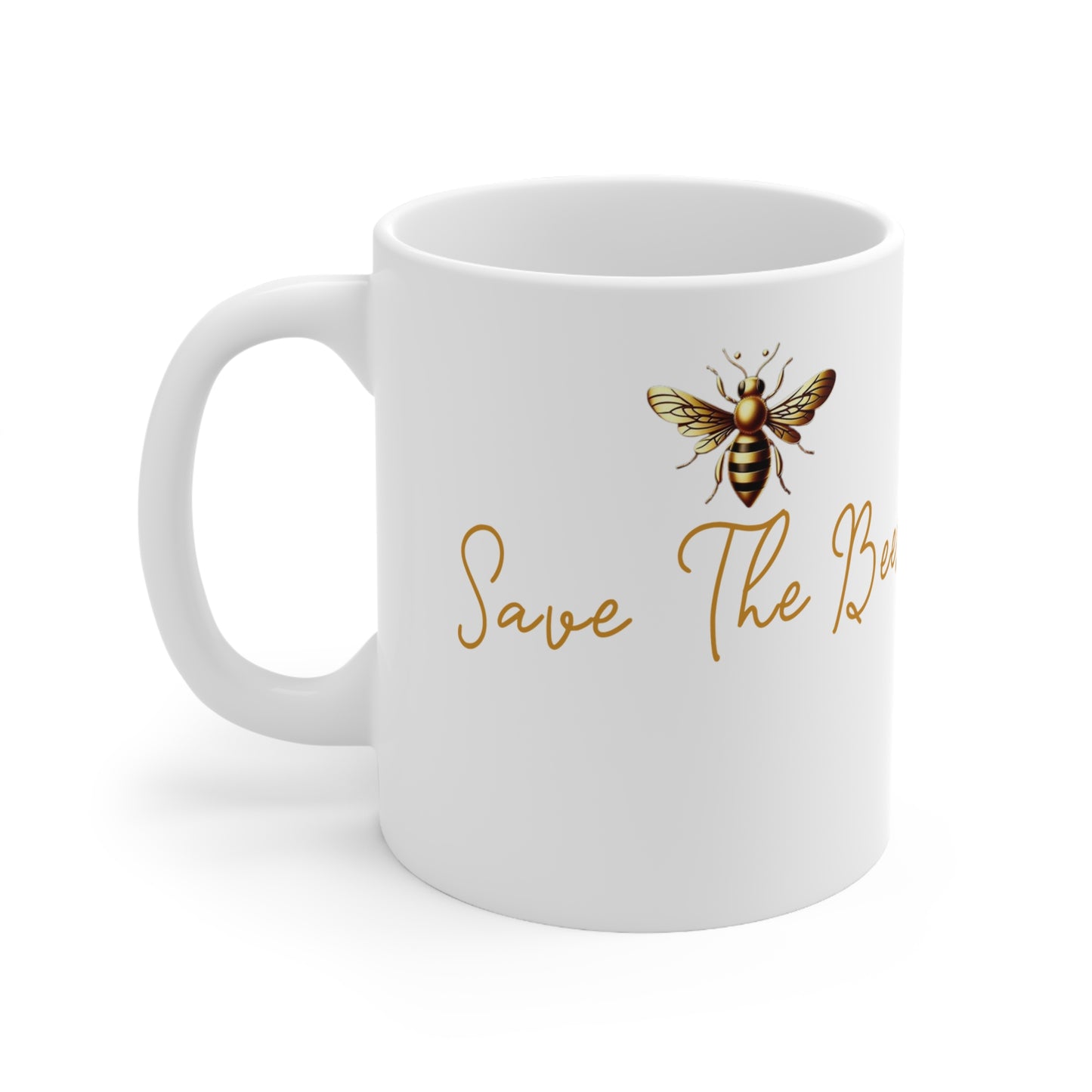 Save The Bees Ceramic Coffee Cups, 11oz, 15oz