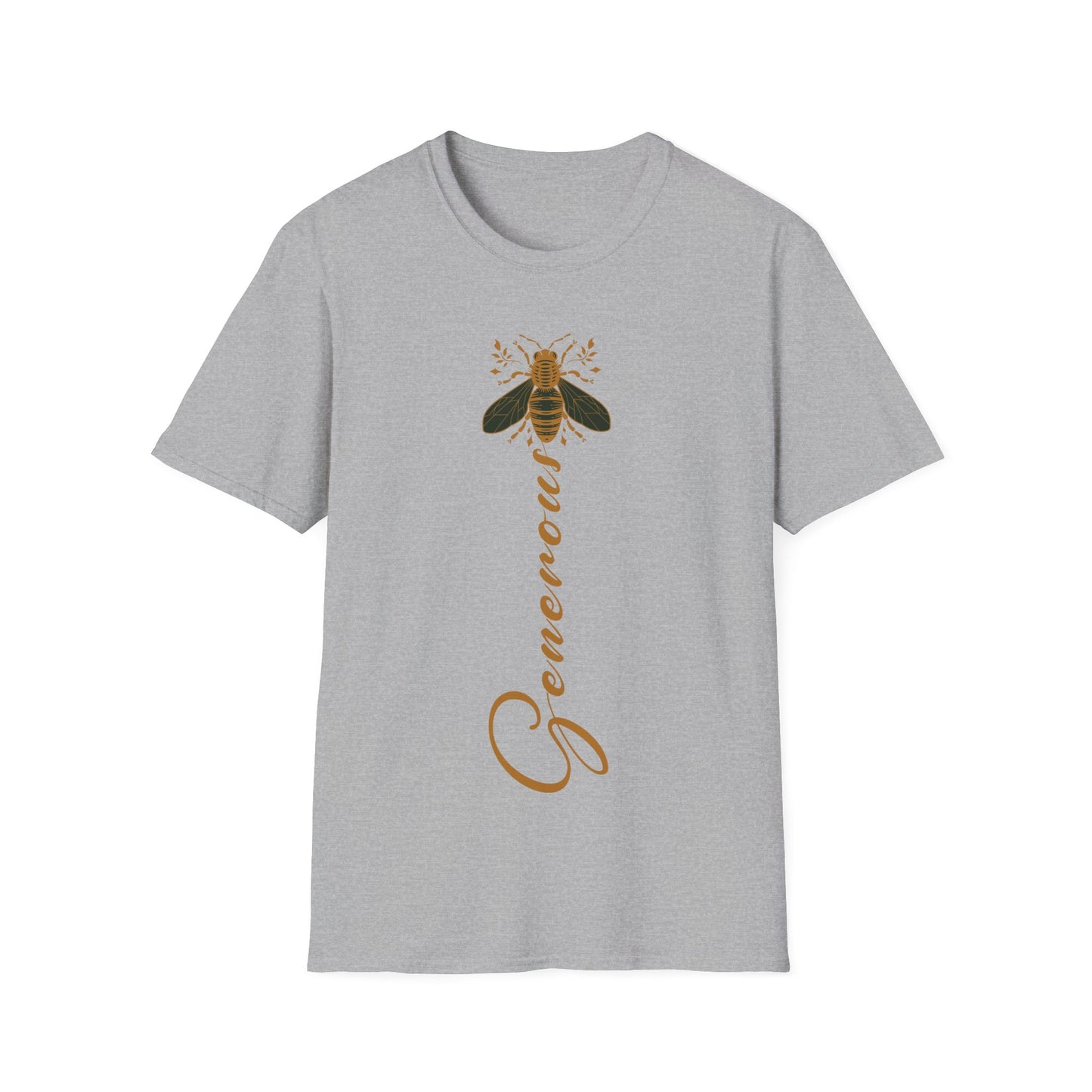 Bee Generous T-Shirt logo From CBBees.shop The Worlds Best Bee Themed Product Store