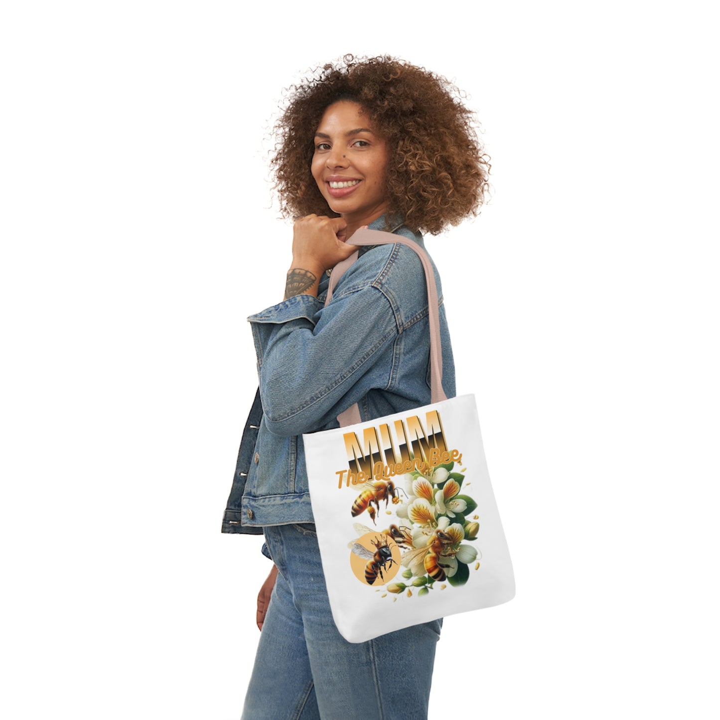 Queen Bee Canvas Tote Bag