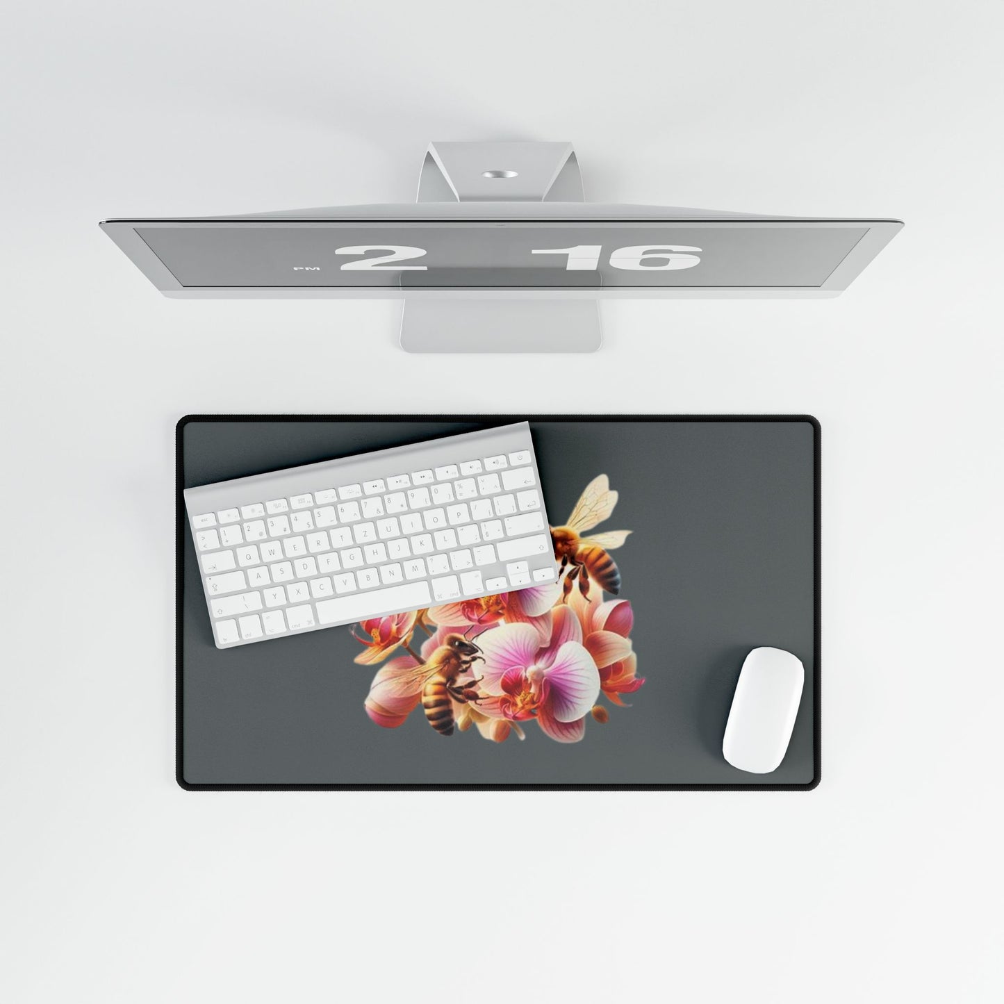 Bee Floral Desk Mat