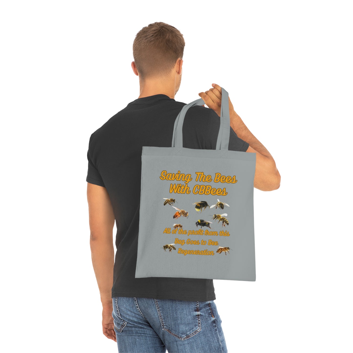 Saving the Bees Cotton Tote for Bee Lovers