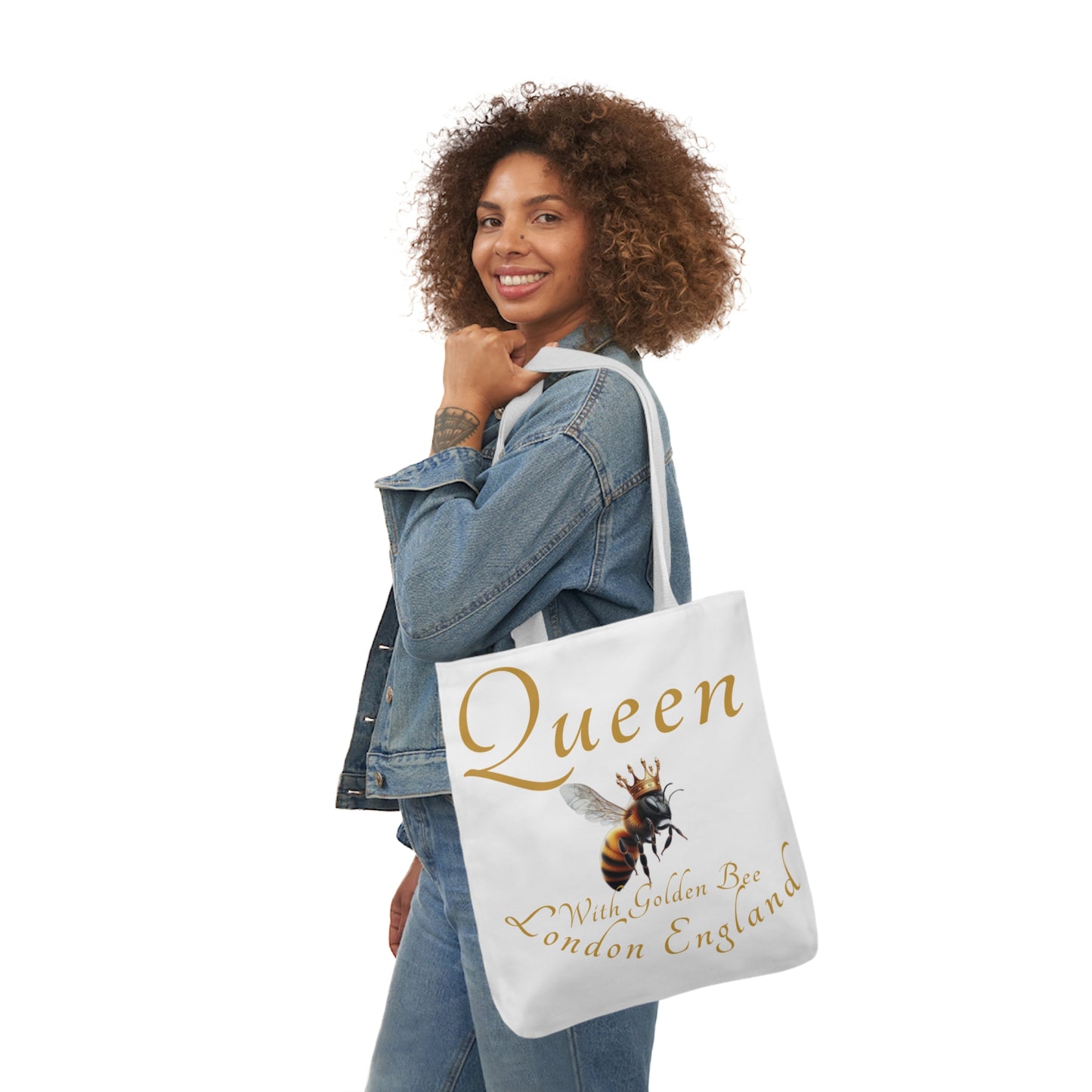 Queen Bee Canvas Tote Bag