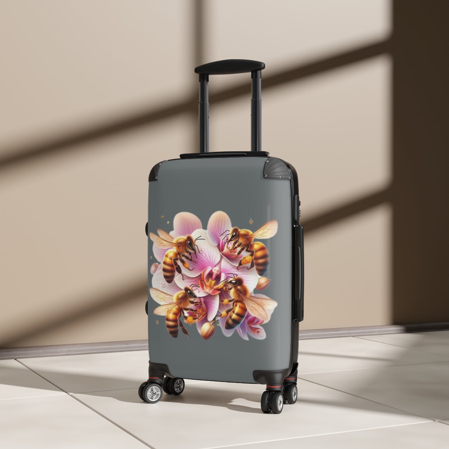 Bee Floral Design Suitcase