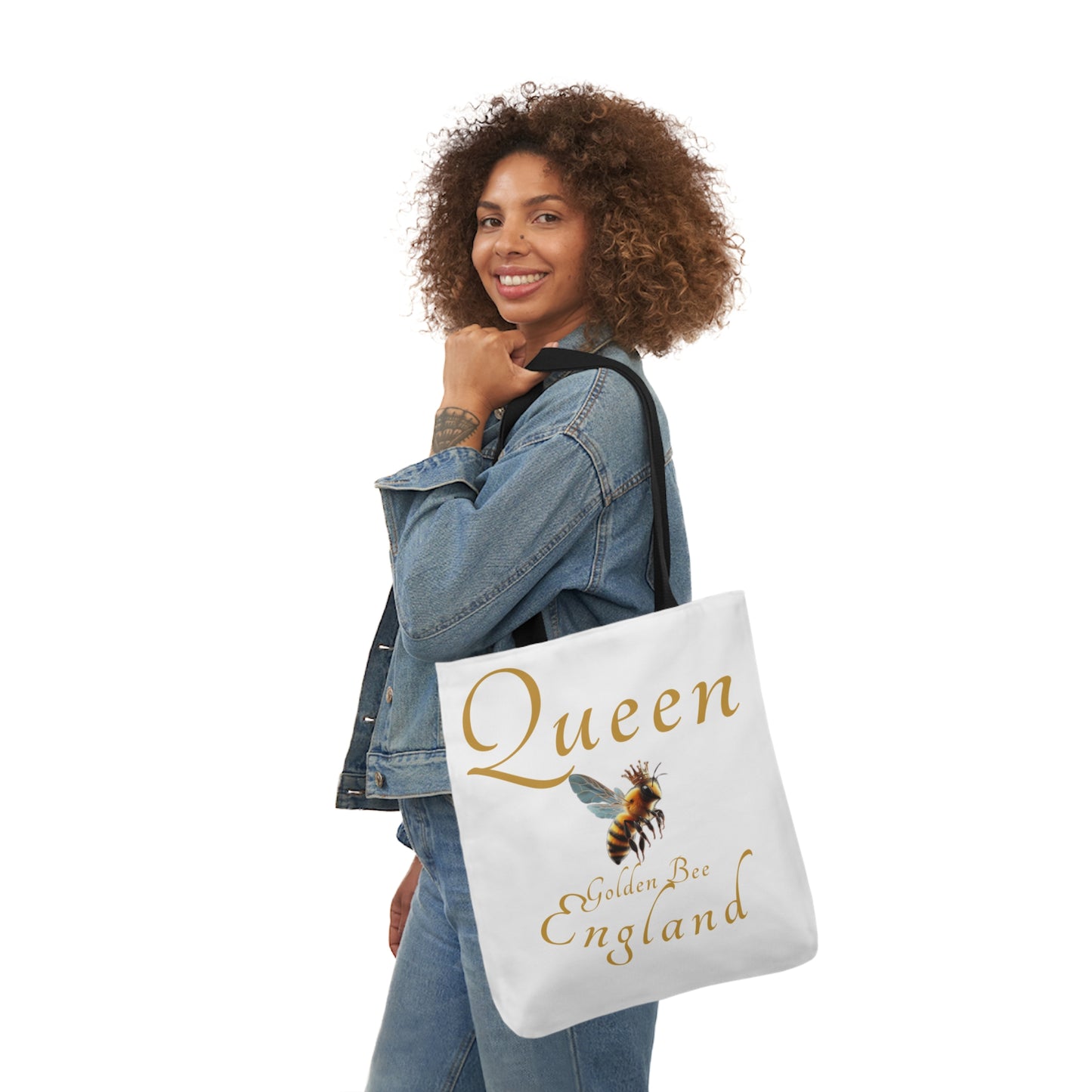 Queen Bee Canvas Tote Bag