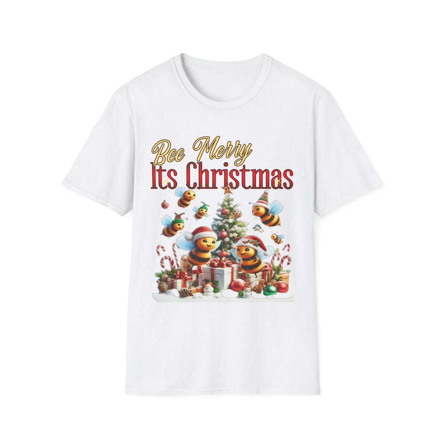 Bee Merry Its Christmas T-Shirt